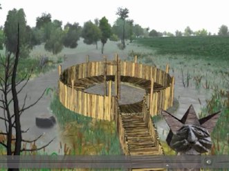 Opferplatz in der Animation Gabler-Mieck, Uni Kiel 2010